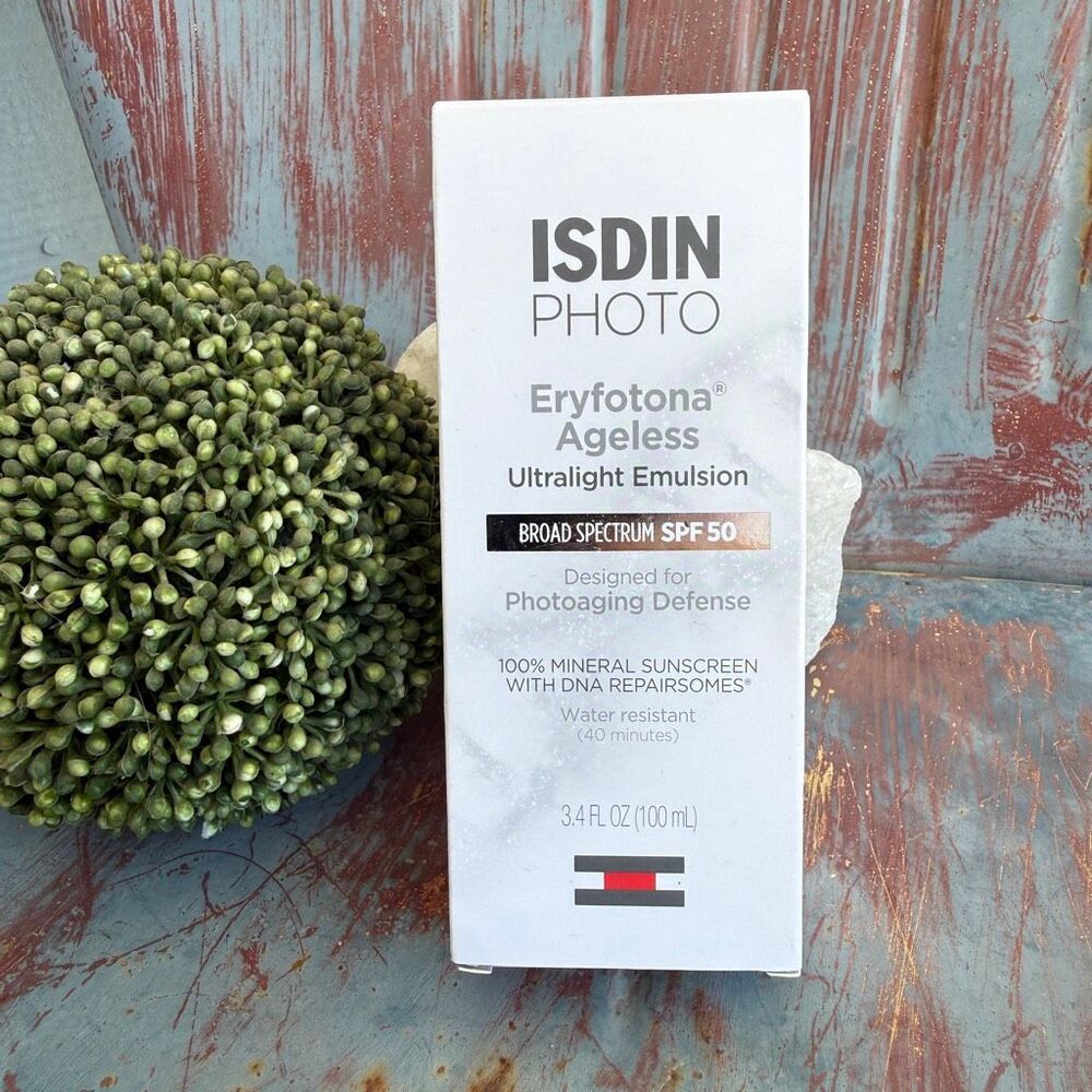 ISDIN Eryfotona Ageless Ultralight Tinted Mineral Emulsion SPF 50 Used Once